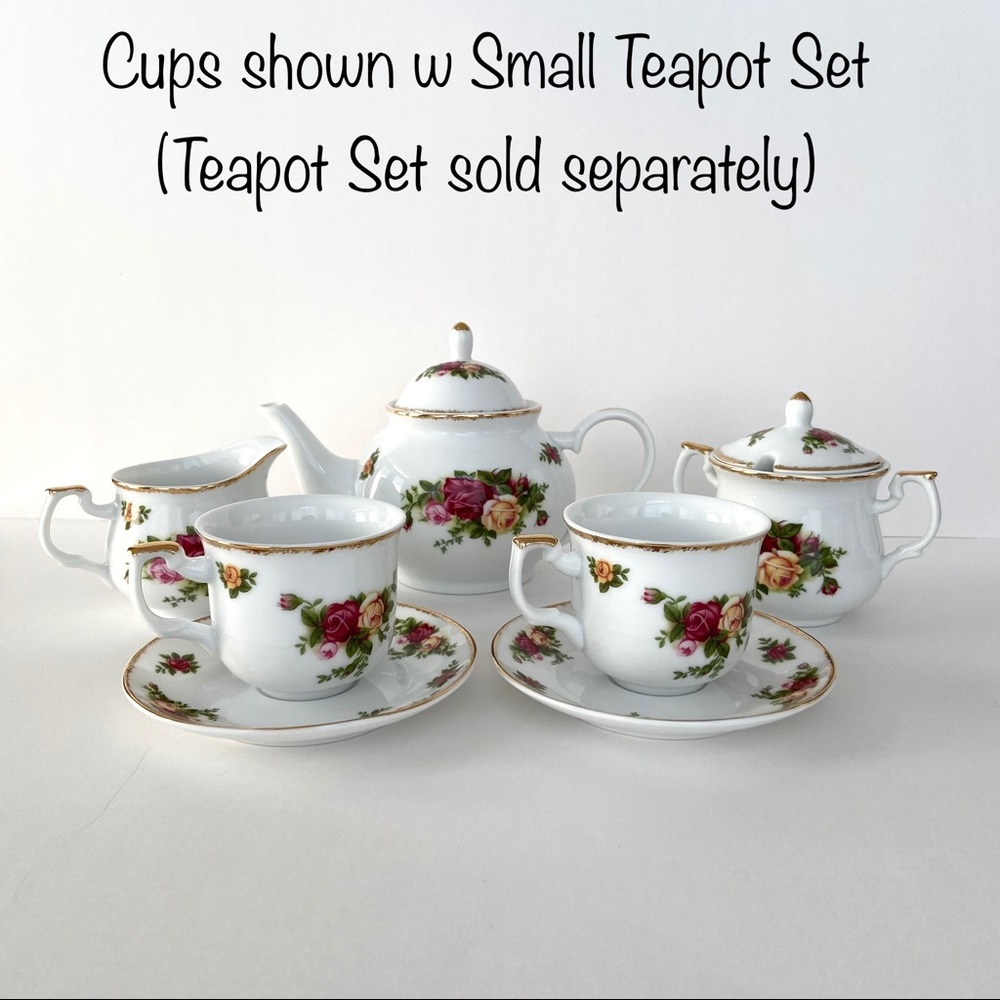 4pc Small Tea Cup Set 2006 Old Country Roses - Picture 16 of 16